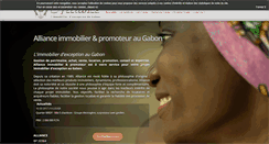 Desktop Screenshot of immobilier-gabon.com