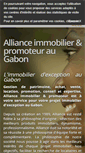 Mobile Screenshot of immobilier-gabon.com